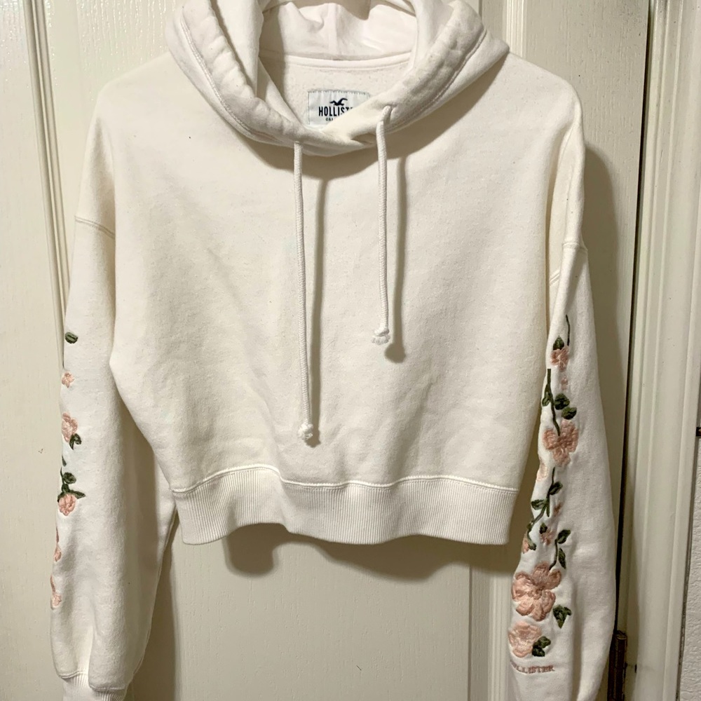 Hollister Crop Hoodie Size XS